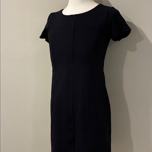 Talbots Navy Dress with Short Sleeves